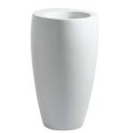 Laufen Il Bagno Alessi One - Lavoar freestanding 53x53x90 cm, fără orificiu pentru baterie, cu LCC, alb H8119724001091 (H8119724001091)