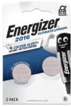 Energizer Gombelem, CR2016, 2 db, színjelző, ENERGIZER "Ultimate Lithium Performance" 7638900452662 (7638900452662)