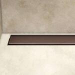 I-Drain Plano - Grilaj din oțel inoxidabil pentru jgheab de duș seria PRO, suprafață PVD, lungime 60 cm, ciocolată IPRO0600C (IPRO0600C)
