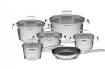  G21 Gourmet Magic edénykészlet extra fazékkal, 11 darabos, rozsdamentes acél (6352116) - aquamixwebaruhaz