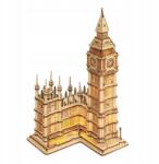 Robotime fából készült 3D puzzle Big Ben megvilágított óratorony (TG507)