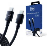 3mk Protection 5903108541220, 100 W, USB-C, 1.2 m, Negru