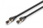 ASSMANN S/FTP CAT 8.1 RJ45 Patch Kábel 0, 50 m - Fekete