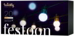 Twinkly Festoon TWF040GOP Kül-/Beltéri LED Fényfüzér 20m - Meleg-Hideg Fehér