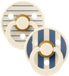 BIBS Studio PIN Colour, 0-6 hó, 2 db (acélkék mix)