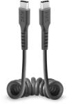 SBS TECABLETYPCCSK USB-C spiral cable - USB-C 0.5m - black (TECABLETYPCCSK) - pcone
