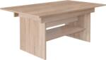 TEMPO KONDELA Kihúzható étkező-/dohányzóasztal, sonoma tölgy, 120/160x70 cm, LAVKO - sprintbutor