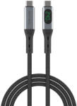 4smarts DigitCord Enterprise USB-C / USB-C töltő és adatkábel, 240W, 1.5m, fekete (4S541438)