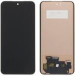 Samsung A556B, A556B/DS Galaxy A55 5G (2024) Előlap keret, lcd kijelző és érintőpanel, fekete, sötétkék, Navy blue (Same Size Oled)