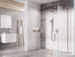 RAVAK Walk-In Corner 120x80 cm-es zuhanyfal 120 cm-es merevítővel, króm/transparent GW1CG4C0SZ1 (GW1CG4C0SZ1)