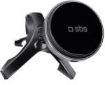 SBS Smartphone holder with wireless charger SBS TESUPMAGWIR15W for air vent, compatible with MagSafe - black (TESUPMAGWIR15W) - pcone
