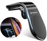 Techsuit Suport auto telefon Techsuit AirGrip S7, magnetic, grila ventilatie, negru/argintiu (KF2347254) - pcone