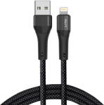 Lito Cablu de Date cu Mufe USB, Lightning 60W, 1m - Lito (LD14) - Black (KF2338098) - pcone
