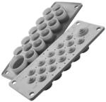 MOREK Kábelbevezető, MC16, IP54, RAL 7035 szürke (MBA1C16L11) (MBA1C16L11)