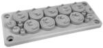MOREK Kábelbevezető, RMC17, IP55, RAL7035 szürke, V-0 anyag, (beütő tüskék nélkül) (MBA1N17X11) (MBA1N17X11)