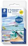 STAEDTLER Vízfesték, 12 darabos, STAEDTLER "Noris 888 Design Journey (TS888MM12C) - tintasziget