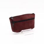 Amnisu bordó kettő cipzáras bőr kulcstartó b5015 - amigotaska