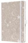 Sigel Naptár, A5, heti, 2026, kemény borító, SIGEL "Jolie", Cosmic Fantasy Beige (SIJ6349) - tintasziget