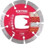 Extol Disc de tăiere cu diamant, segment long Life - tăiere uscată, 115 × 22, 2 × 2 mm (108911) Disc de taiere