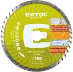 Extol CRAFT Disc de tăiere cu diamant, turbo - tăiere uscată și umedă, 150 × 22, 2 × 2, 3 mm 108853 (108853) Disc de taiere