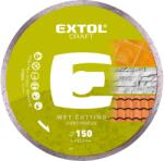 Extol CRAFT Disc de tăiere cu diamant complet circumferențial - tăiere umedă, 150 × 22, 2 × 2, 3 mm 108833 (108833) Disc de taiere