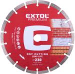 Extol PREMIUM Disc de tăiere cu diamant, segmentat Long Life - tăiere uscată, 230 × 22, 2 × 2, 8 mm 108915 (108915) Disc de taiere