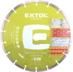 Extol Lama segmentului de tăiere cu diamant - tăiere uscată, 230 × 22, 2 × 2, 8 mm (108815) Disc de taiere