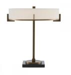 Currey & Company Veioza Ultimo QNC-ULTIMO-TL, 1xE27, H78, 7cm, metal alamă antichizată (QNC-JACOBI-TL)