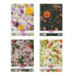 Herlitz spirálfüzet A4/70 lap, vonalas Flower (400201493)