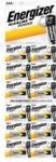 Energizer Elem, AAA mikro, 12 db, egyesével téphető, ENERGIZER Alkaline Power Kartella