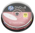 HP DVD+R lemez, nyomtatható, kétrétegű, 8, 5GB, 8x, 10 db, hengeren, HP - officeland