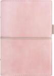 Filofax Kalendárium, gyűrűs, betétlapokkal, A5 méret, FILOFAX, Domino Soft, pasztell rózsaszín