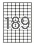 APLI Etikett, univerzális, kerekített sarkú, 25, 4x10 mm, APLI, 1890 etikett/csomag - officeland