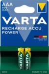 VARTA Tölthető elem, AAA mikro, 2x800 mAh, előtöltött, VARTA Power