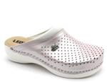 LEON PU100 LEON Comfort női bőr klumpa (LEON86-perla39)