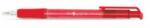 FlexOffice Golyóstoll, 0, 4 mm, nyomógombos, FLEXOFFICE EasyGrip, piros - officeland
