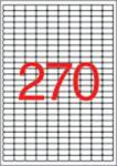 APLI Etikett, univerzális, 17, 8x10 mm, eltávolítható, kerekített sarkú, APLI, 6750 etikett/csomag - officeland