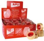 Apli Ragasztószalag, 19 mm x 33 m, APLI Transparent, átlátszó - officeland - 365 Ft