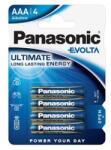 Panasonic Elem, AAA mikro, 4 db, PANASONIC Evolta