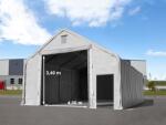 TOOLPORT Ponyva csarnok, 8x20m, PRIMEtex-ponyva, szürke, statikai megerősítéssel (beton alap) Ponyva raktár - (48858)