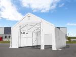 TOOLPORT Ponyva csarnok, 8x20m, PRIMEtex-ponyva, fehér, statikai megerősítéssel (beton alap) Ponyva raktár - (48859)