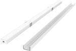LED line PRIME felületre szerelhető LED profil szett fehér - opál fedlappal, rögzítőkkel és végzárókkal (LL-203624)