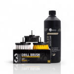 PRIMATEC Speciális szövettisztító készlet 3 darabos fúróba fogható kefekészlettel 1 liter