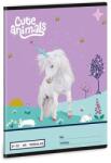 Ars Una Füzet vonalas ARS UNA A/5 32 lapos 21-32 4-8. osztályos Cute Animals-Unicorn (53624482) - fotoland