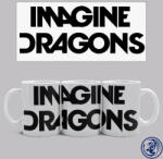  Imagine Dragons logó bögre (Fehér)