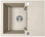 Laveo PICO 45S mini csepptálcás bézs gránit mosogató helytakarékos szifonnal (SRH_413Y) - mosibolt