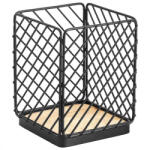 Laveo OSLO evőeszköz tartó, fekete (ELA_700A)