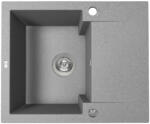 Laveo PICO 45S mini csepptálcás szürke gránit mosogató helytakarékos szifonnal (SRH_513Y) - mosibolt