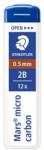 STAEDTLER Grafitbél, 2B, 0, 5 mm, STAEDTLER "Mars Micro Carbon 250 (TS250052B)