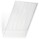 DURABLE Előlap, prospektustartóhoz, A4, DURABLE "FLEXIBOXX", áttetsző (DB1701498400)